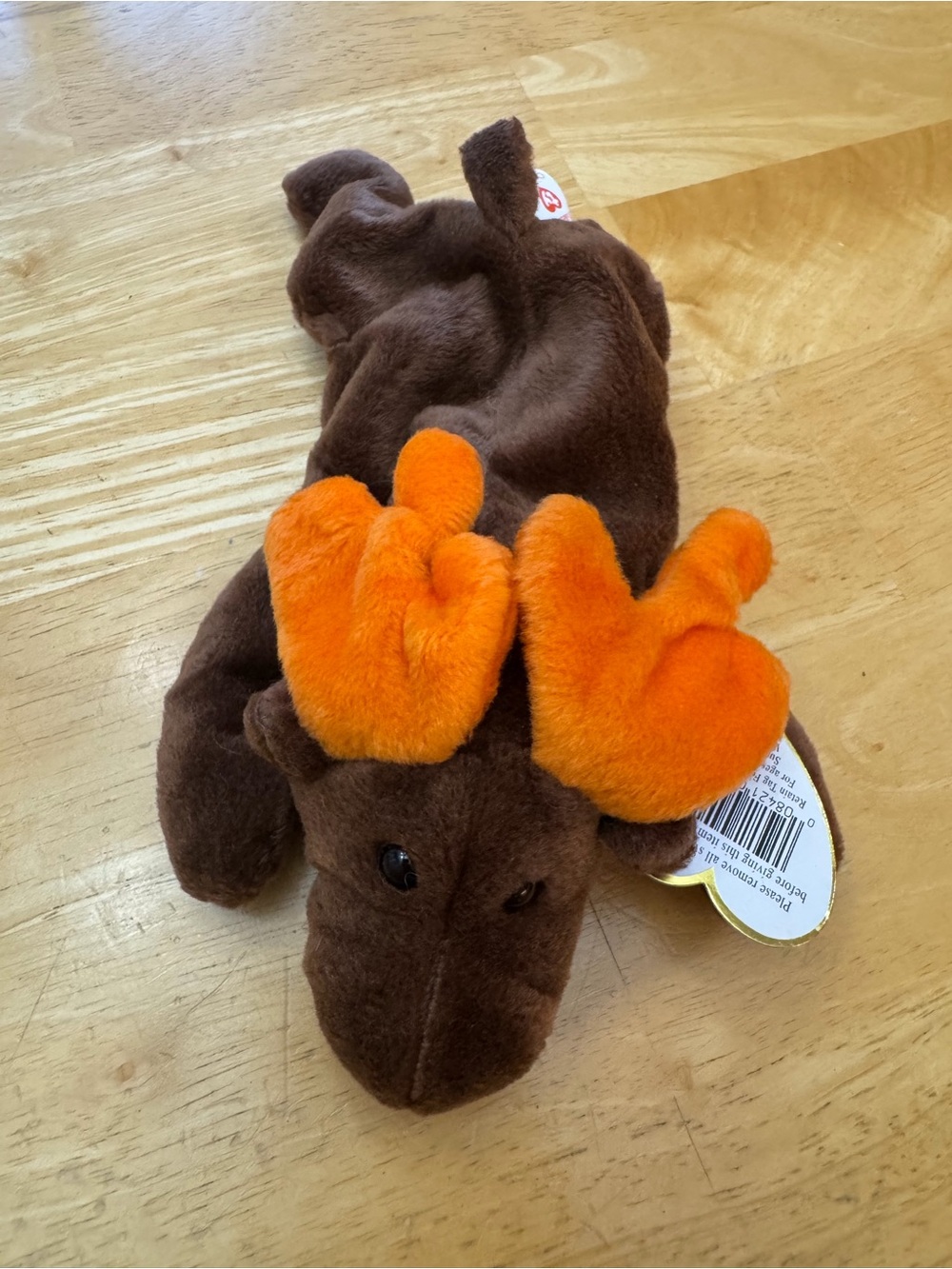Ty Beanie Babies “Chocolate” Moose